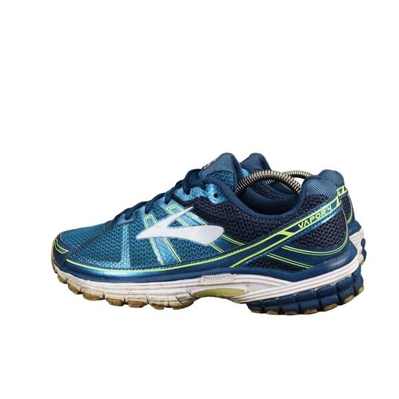 Brooks Shoes Mens 9 Athletic Trainers Vapor 4 Running Sport Active Walking Blue - Picture 6 of 14